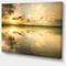 Designart - Amazing Foreshore Reserve Reflection - Large Seashore Canvas Print
